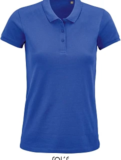 SOL'S Planet Women Dámske polo tričko z bio bavlny 25.3575 kráľovská modrá