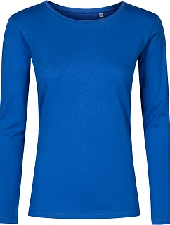 Promodoro 1565 Dámske tričko s dlhým rukávom – X.O 40.1565 azure blue