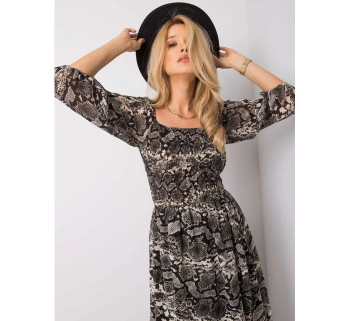 TW SK BI 8029.41 čierno-béžové šaty TW SK BI 8029.41 čierno-béžové šaty