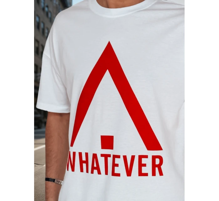 Pánské tričko s potiskem bílé Dstreet model 21988564 - FashionStreet