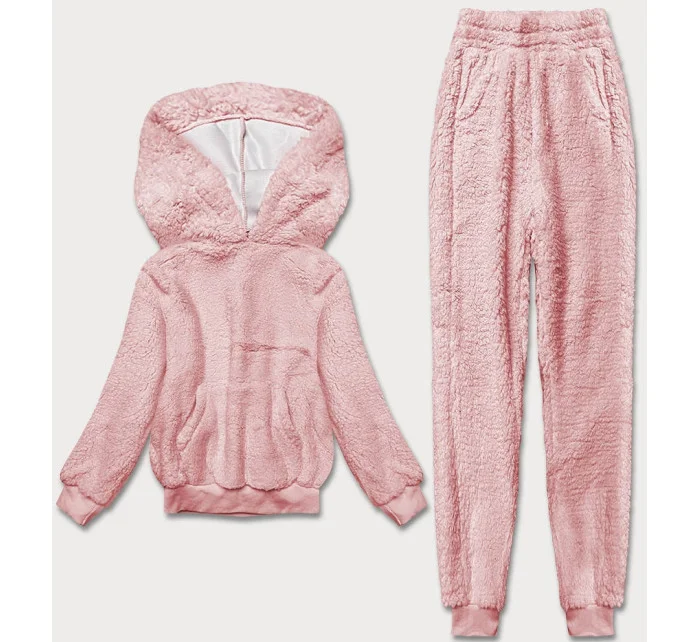 Teplý ružový dámsky teplákový komplet (YP-1104) Teplý ružový dámsky teplákový komplet (YP-1104)