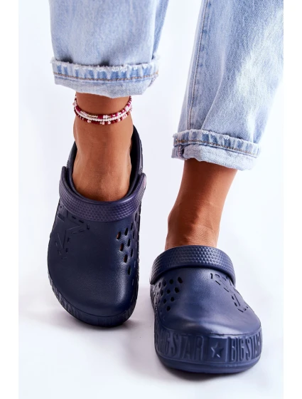 Dámské světlé pantofle Big Star model 21593810 námořnická modrá - Big Star Shoes