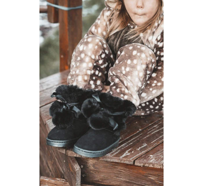 Dětské teplé sněhule Černé model 21600339 - Boto