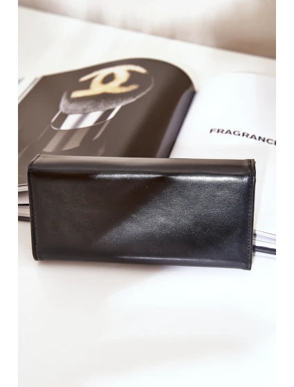 Eko Kožená Hladká Dámská Peněženka Černá model 21681877 - Boto