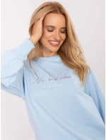 Bluzka RV BZ model 21308061 jasny niebieski - FPrice Bluzka RV BZ model 21308061 jasny niebieski - FPrice