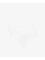 Dámské klasické kalhotky ATLANTIC 2Pack - bílé