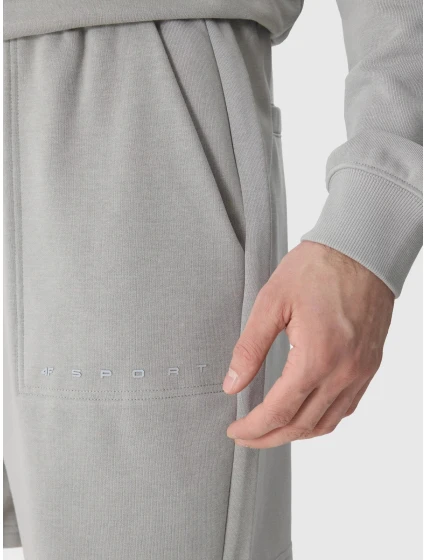 Pánské teplákové šortky 4F - šedé Pánské teplákové šortky 4F - šedé