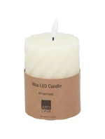 DEKORAČNÁ SVIEČKA 75x100MM LED VOSK CREME DEKORAČNÁ SVIEČKA 75x100MM LED VOSK CREME