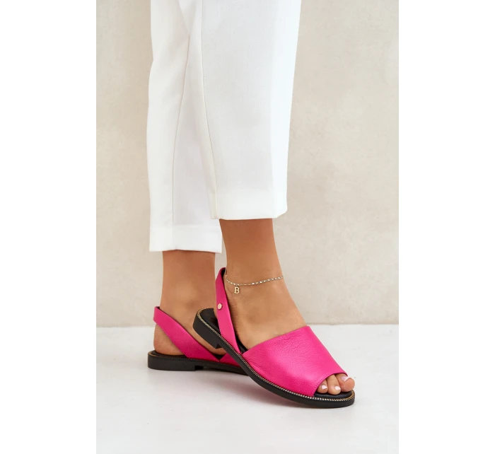 Kožené Pantofle Fuchsie model 21683984 - Zazoo