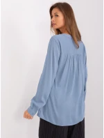 Blúzka D73792M11081A sivomodrá Blúzka D73792M11081A sivomodrá