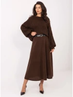 Spódnica IT SD model 21793750 brązowy - FPrice Spódnica IT SD model 21793750 brązowy - FPrice