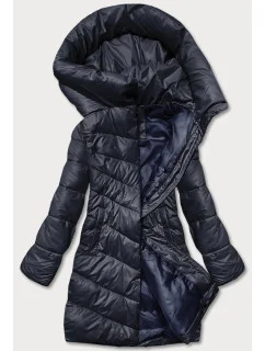 KURTKA ZIMOWA DAMSKA GRANATOWA model 21244645 - YES!PINK