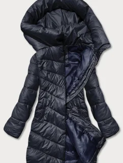 KURTKA ZIMOWA DAMSKA GRANATOWA model 21244645 - YES!PINK