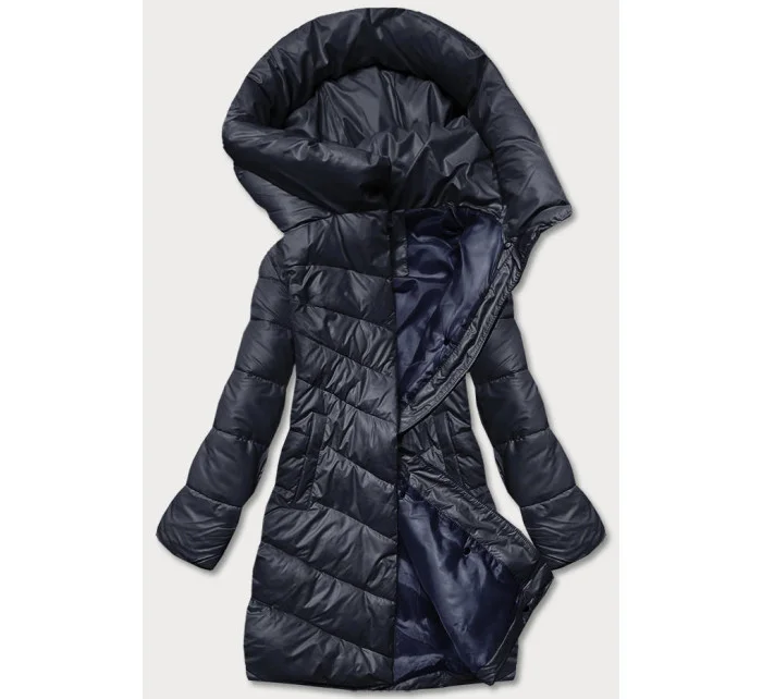 Tmavomodrá dámska zimná bunda (TY041-2)