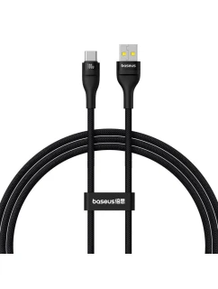 Baseus Flash 2 USB-USB C kábel 100W 1m (čierny)