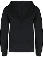 K 453 Dětská kontrastní mikina s kapucí model 22509461 black/red - Kariban