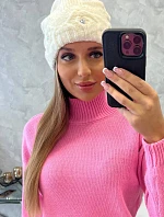 Dámska čiapka Ramona K383 ecru