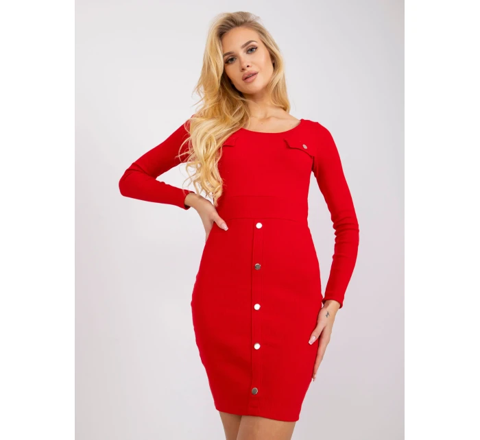 Šaty RV SK 7437.67 červená