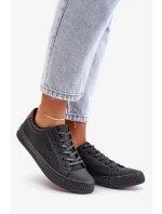 Dámske zateplené tenisky Big Star Black