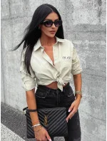 Dámská košile model 18909725 khaki - Ola Voga