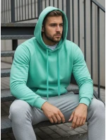 Pánská mikina s kapucí mint Dstreet model 21962720 - FashionStreet Pánská mikina s kapucí mint Dstreet model 21962720 - FashionStreet