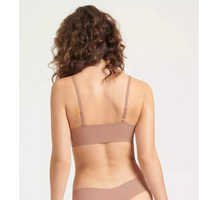 Dámska podprsenka ZERO Microfibre 2.0 Bralette - CAMEO BROWN - hnedá 00ME - SLOGGI
