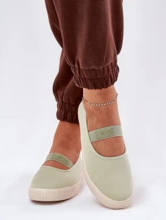 Damskie Trampki Big Star NN274604 Jasnozielone