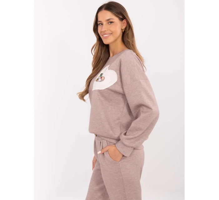 Mikina DHJ BL 20322.72 dark lilac Mikina DHJ BL 20322.72 dark lilac