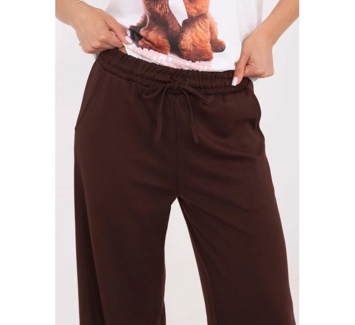 Tepláky RV DR A611.52 tmavohnedé