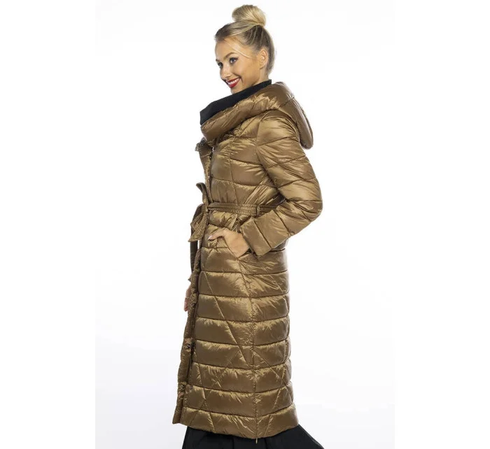 prošívaný kabát s kapucí model 21247349 - Ann Gissy prošívaný kabát s kapucí model 21247349 - Ann Gissy