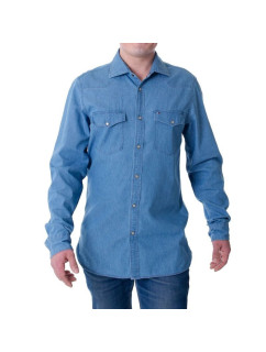 Tommy Hilfiger Pánska džínsová košeľa M MW0MWII870-IAO