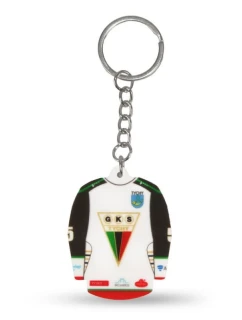 Prívesok na kľúče s hokejovým dresom GKS Tychy (Home) SREBBREKH-GKS
