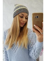 Čiapka s fleecom Patrycja K254 žltá+čierna