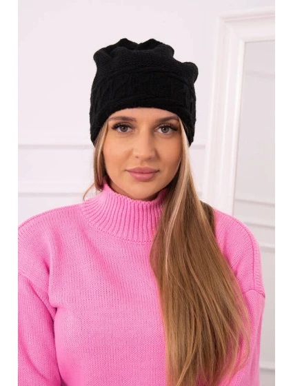 Dámská čepice  černá model 18751595 - K-Fashion
