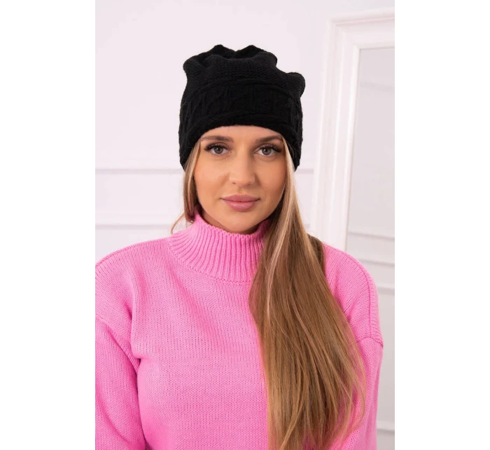 Dámská čepice  černá model 18751595 - K-Fashion