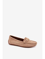 Dámske klasické semišové mokasíny Khaki Corinell Dámske klasické semišové mokasíny Khaki Corinell