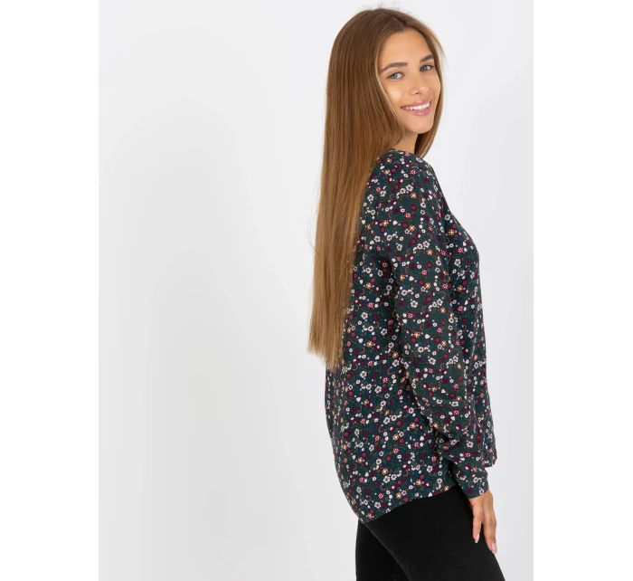 Blúzka D73771M10971AEN tmavo modrá