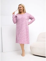 DU KN nočná košeľa FP 607.04P tmavoružová