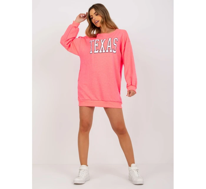 Mikina EM BL U719.82P fluo ružová