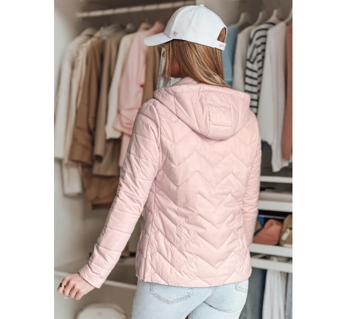 Dámská přechodná prošívaná bunda světle růžová Dstreet model 21986893 - FashionStreet Dámská přechodná prošívaná bunda světle růžová Dstreet model 21986893 - FashionStreet