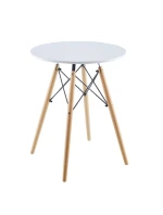 Okrúhly stôl MATERA WHITE 60x60 cm