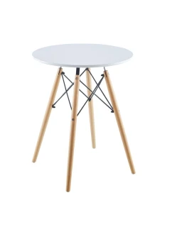 Okrúhly stôl MATERA WHITE 60x60 cm