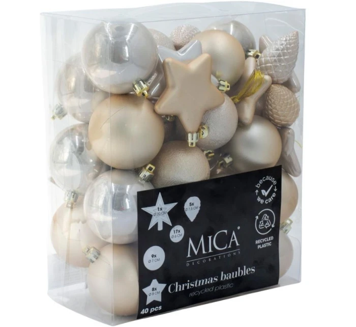 BOMBKA DEKORACYJNA PLASTIKOWA  CREAM model 21832959 - MICA