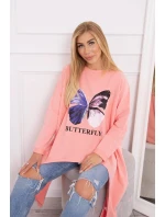 Marhuľová blúzka s potlačou