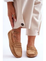 Damskie Zamszowe Mokasyny Camel Lenvie Damskie Zamszowe Mokasyny Camel Lenvie