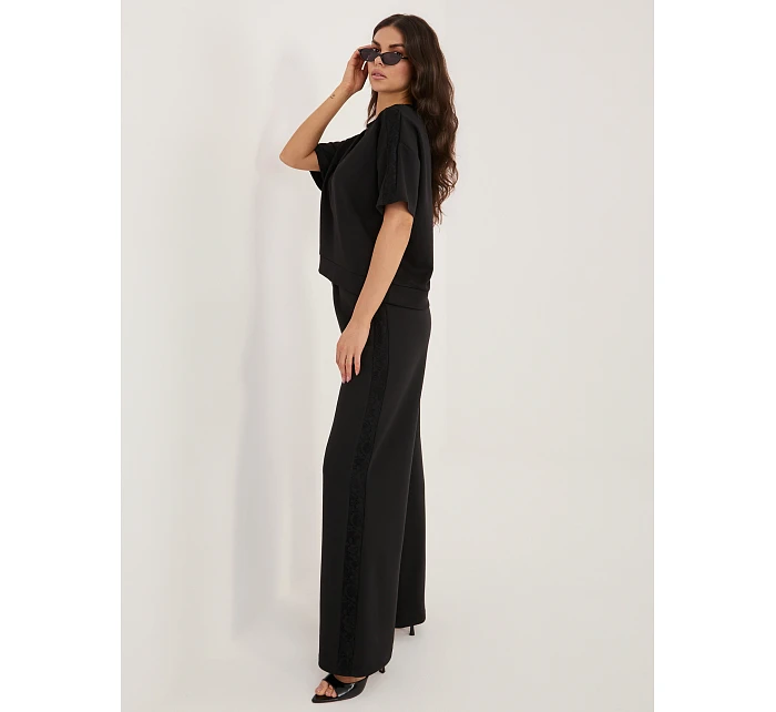 Spodnie IT SP model 22109763 czarny - FPrice Spodnie IT SP model 22109763 czarny - FPrice