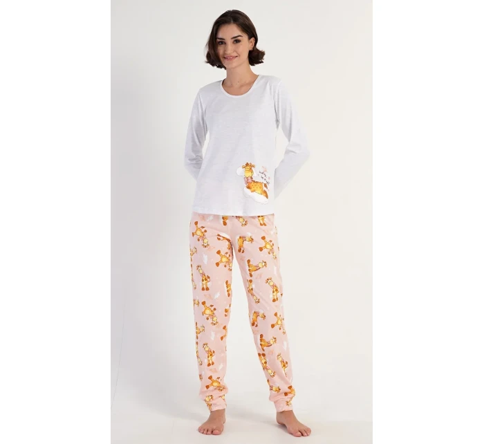 Dámske dlhé pyžamo Žirafa