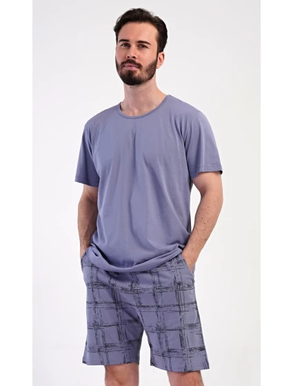 Pánské pyžamo šortky model 20855539 - Vienetta MAN Pánské pyžamo šortky model 20855539 - Vienetta MAN