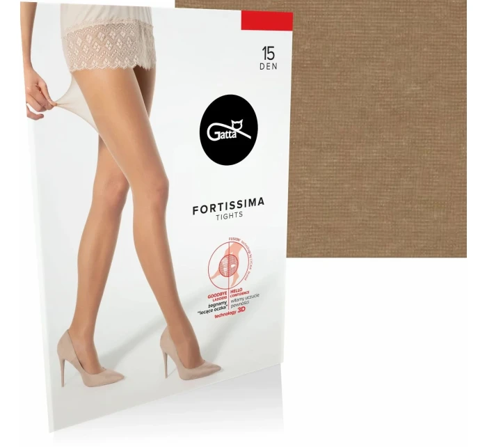 Dámske zlaté pančuchy Fortissima - GATTA Dámske zlaté pančuchy Fortissima - GATTA