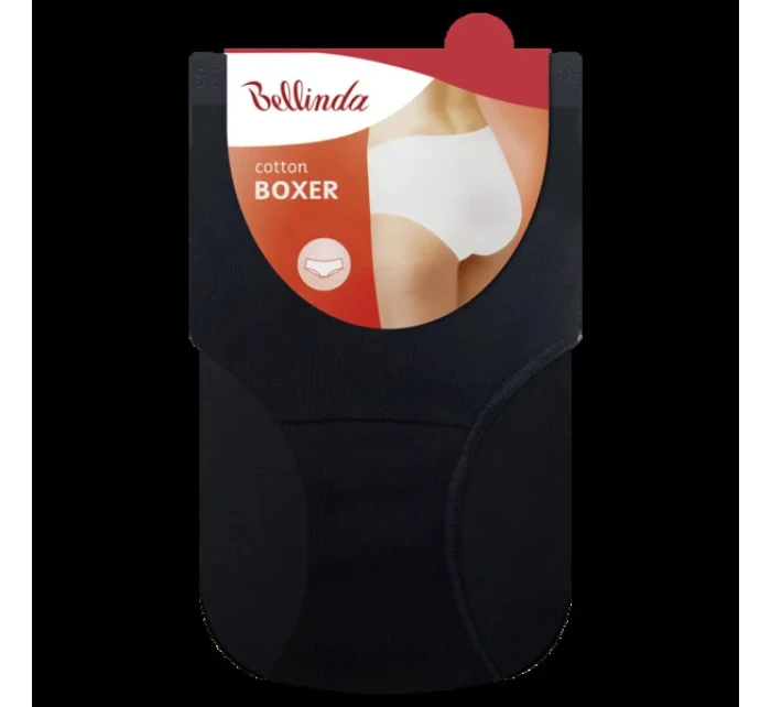 Dámske bavlnené nohavičky LADIES COTTON BOXER - BELLINDA - Black